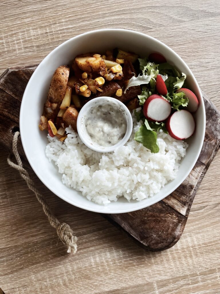 Danie wegańskie na masę Danie wegańskie od dietetyka